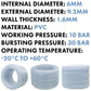 Clear Braided PVC Pipe 6mm*1.6mm