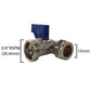 Brass Compression Tee Valve 15mm - ¾” BSP Male