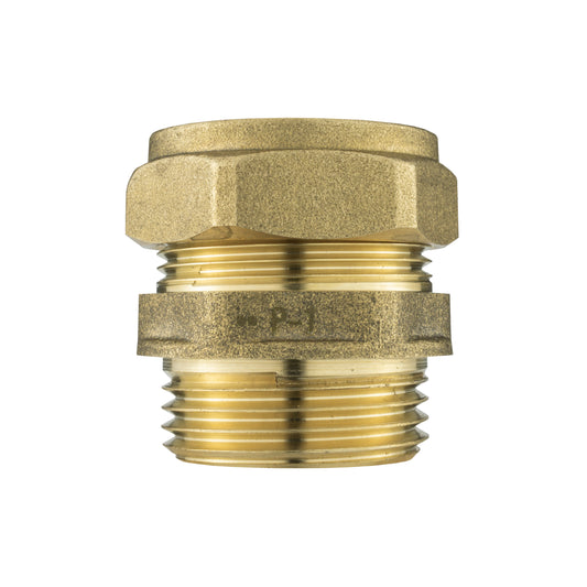 Brass Compression Straight 28mm -1" BSPM