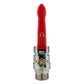 Wall Flange Kit 25mm MDPE + Lever Valve + 19mm Barbed Geka Set