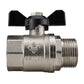 Water Butt Kit 1” BSP with Metal Bib Valve and Quick Connect Outlet