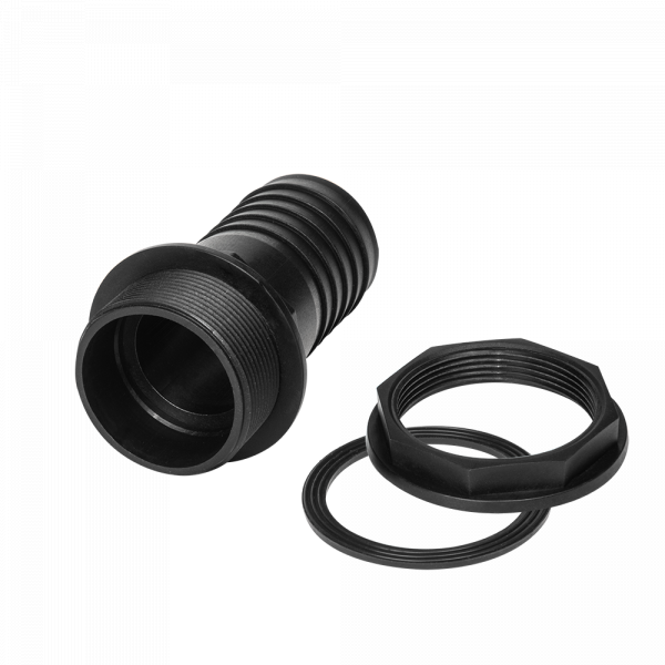 Tank Connector with Washer & Nut 1/2" BSPM - 1/2" Barb