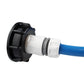 IBC 2” S60X6 Cap with Male Quick Connector and Hose Connector