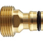 Tap Connector Snap-On Male - 3/4" BSPM Brass