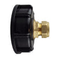 IBC 2” S60X6 Cap with Brass Compression Straight ½” BSP – 15mm