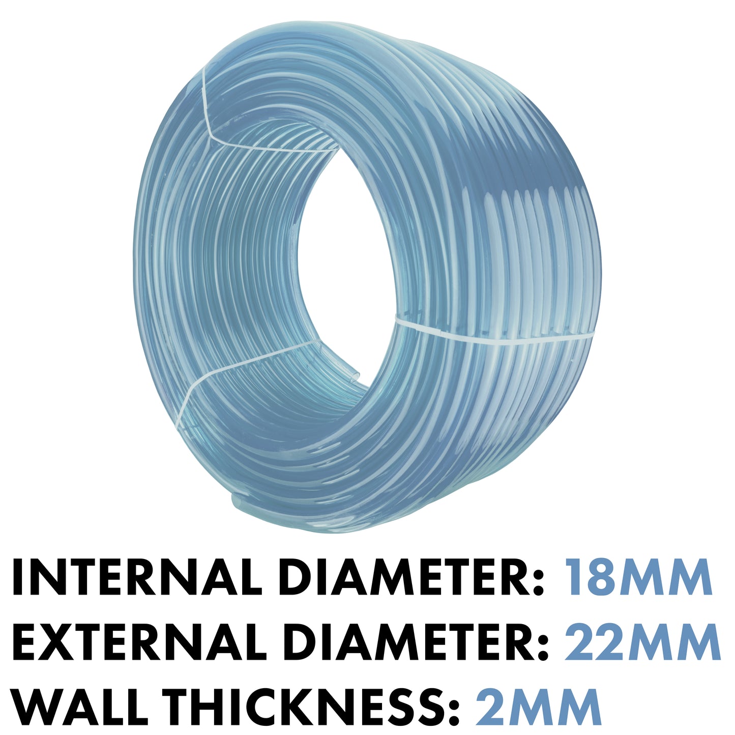 Clear PVC Pipe 18mm*22mm