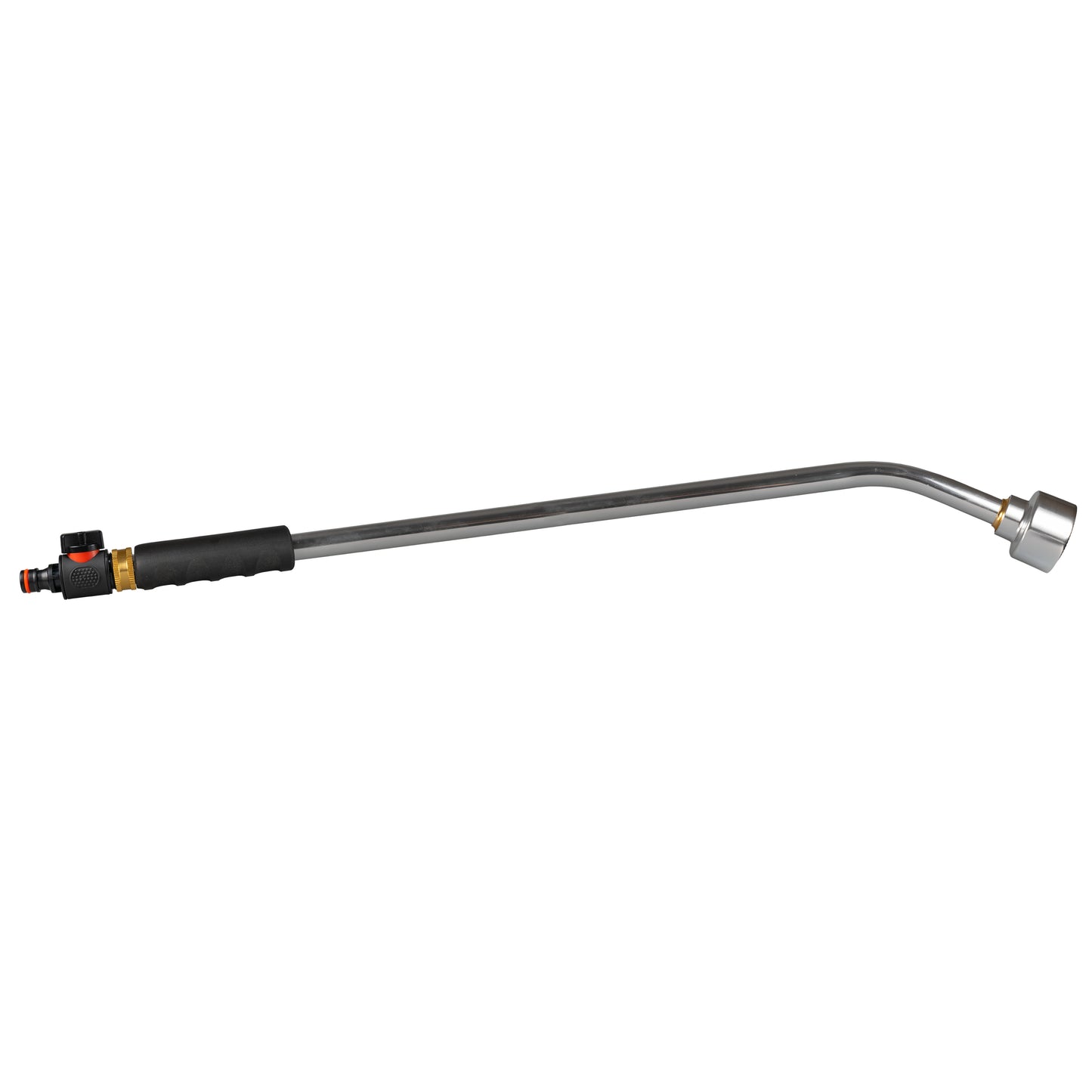75cm Garden Watering Lance with Quick Connect Valve (Black)