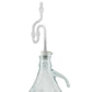 Glass Demijohn 5L 2 Pack Plain With Airlock, Bung & Tube