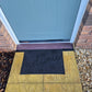 Rubber Doormat 60cm x 40cm - 'Welcome' (Small Flowers)