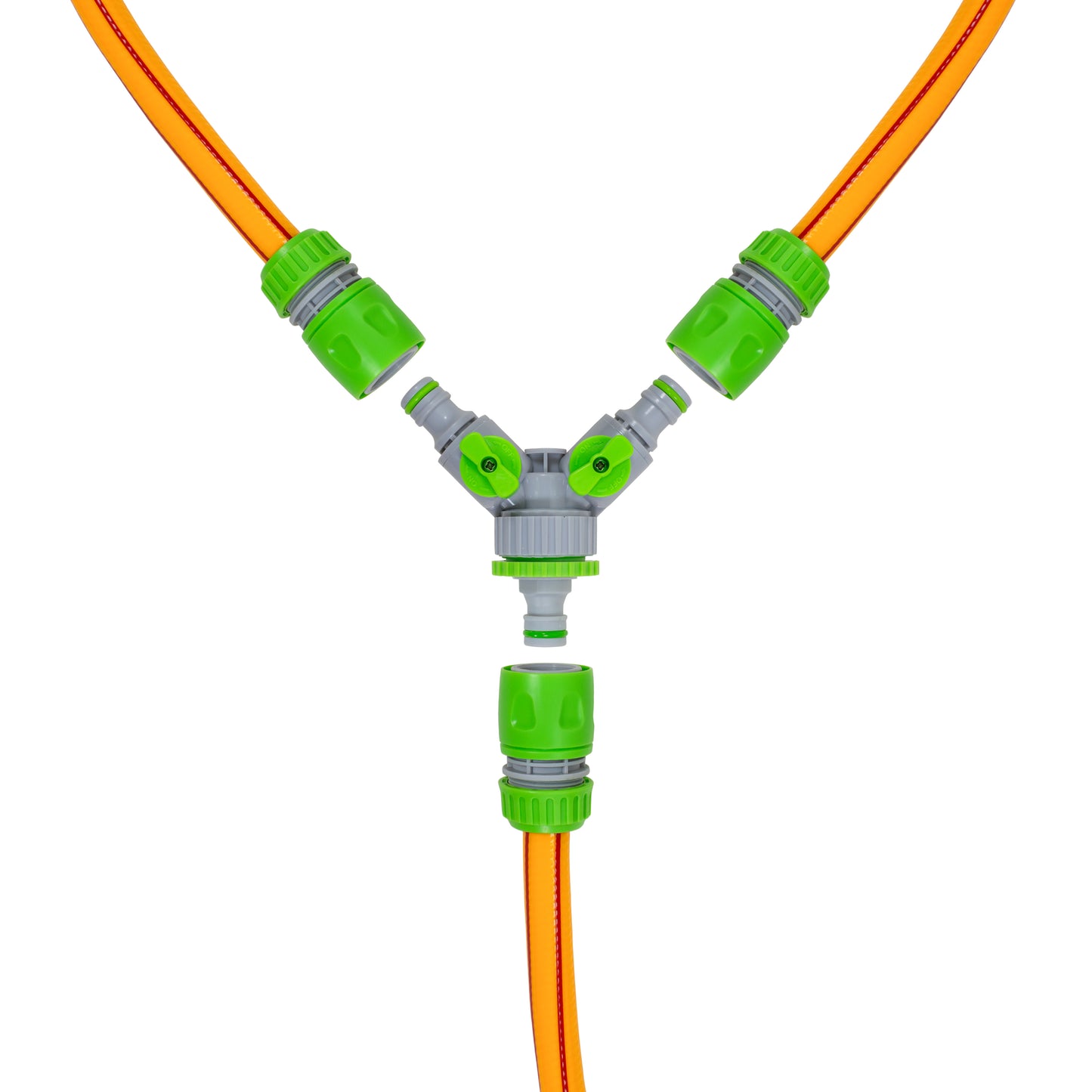 Dog Shower Mix Hot/Cold Water Yellow/Lime with Valves