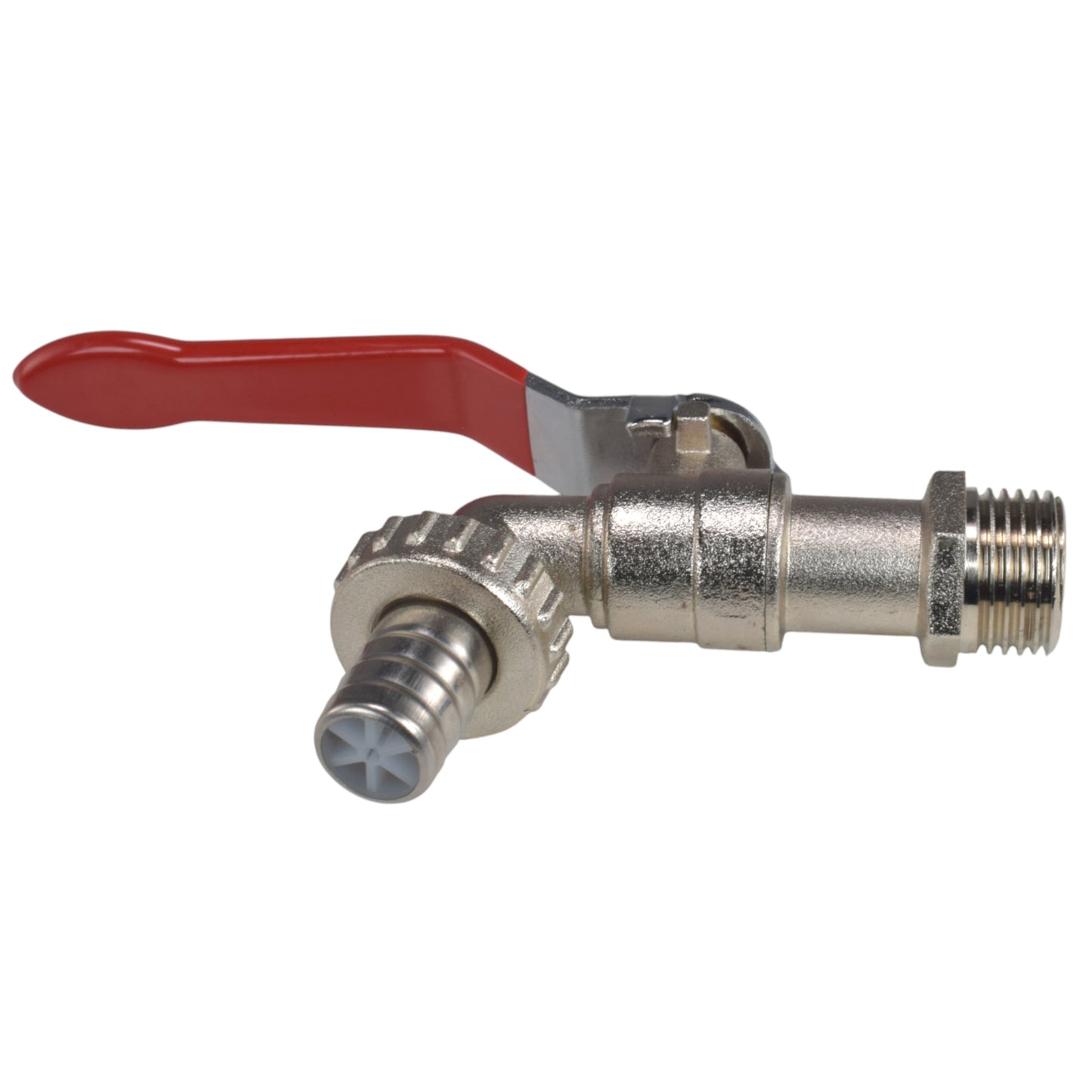 Lever Tap Kit with Barb/Quick Connect Outlet, ½” and ¾” BSP Thread Inlet