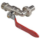 Lever Tap Kit with Barb/Quick Connect Outlet, ½” and ¾” BSP Thread Inlet