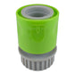Male & Female Threaded Hose Quick Connector Set with Valve (Lime)
