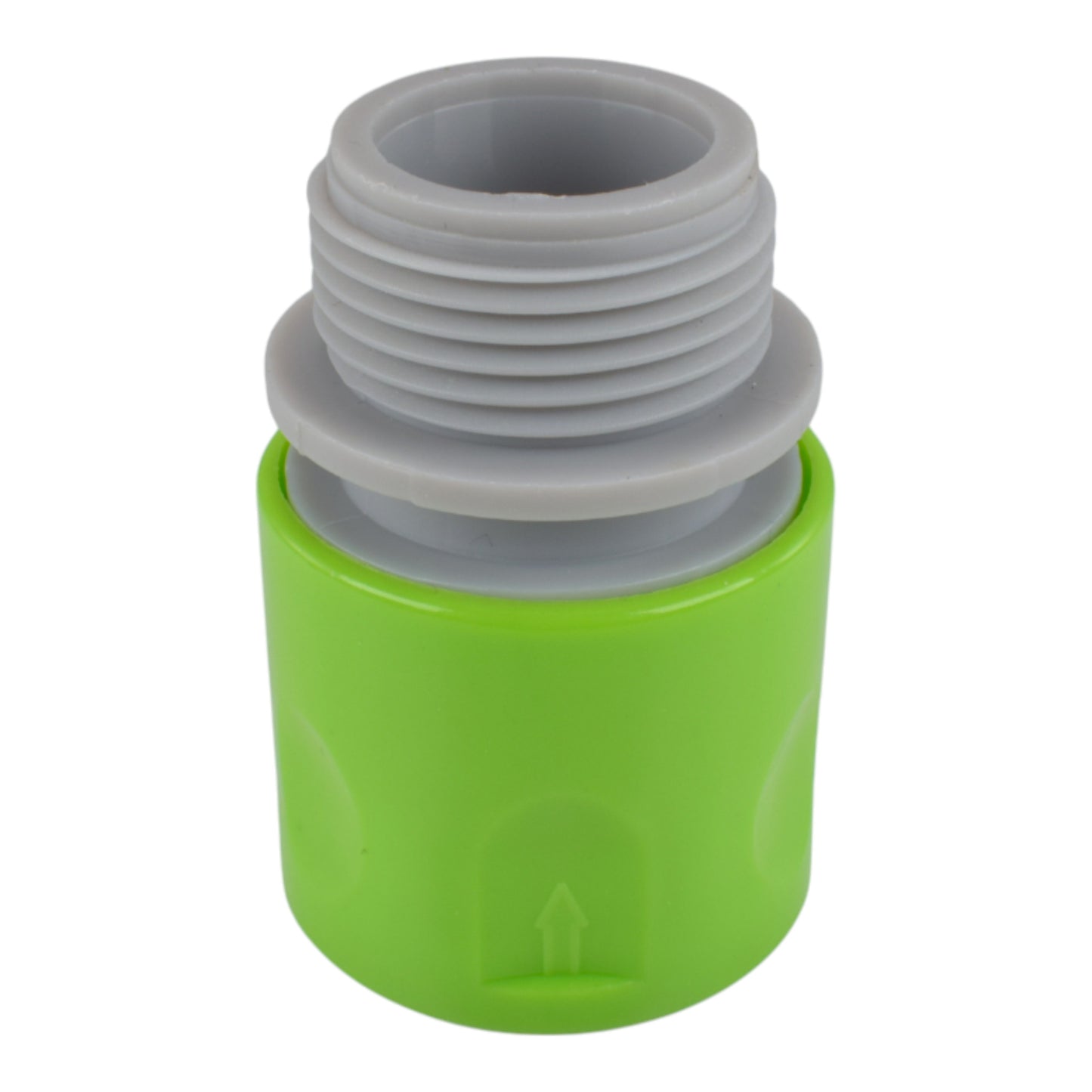 Male & Female Threaded Hose Quick Connector Set with Valve (Lime)