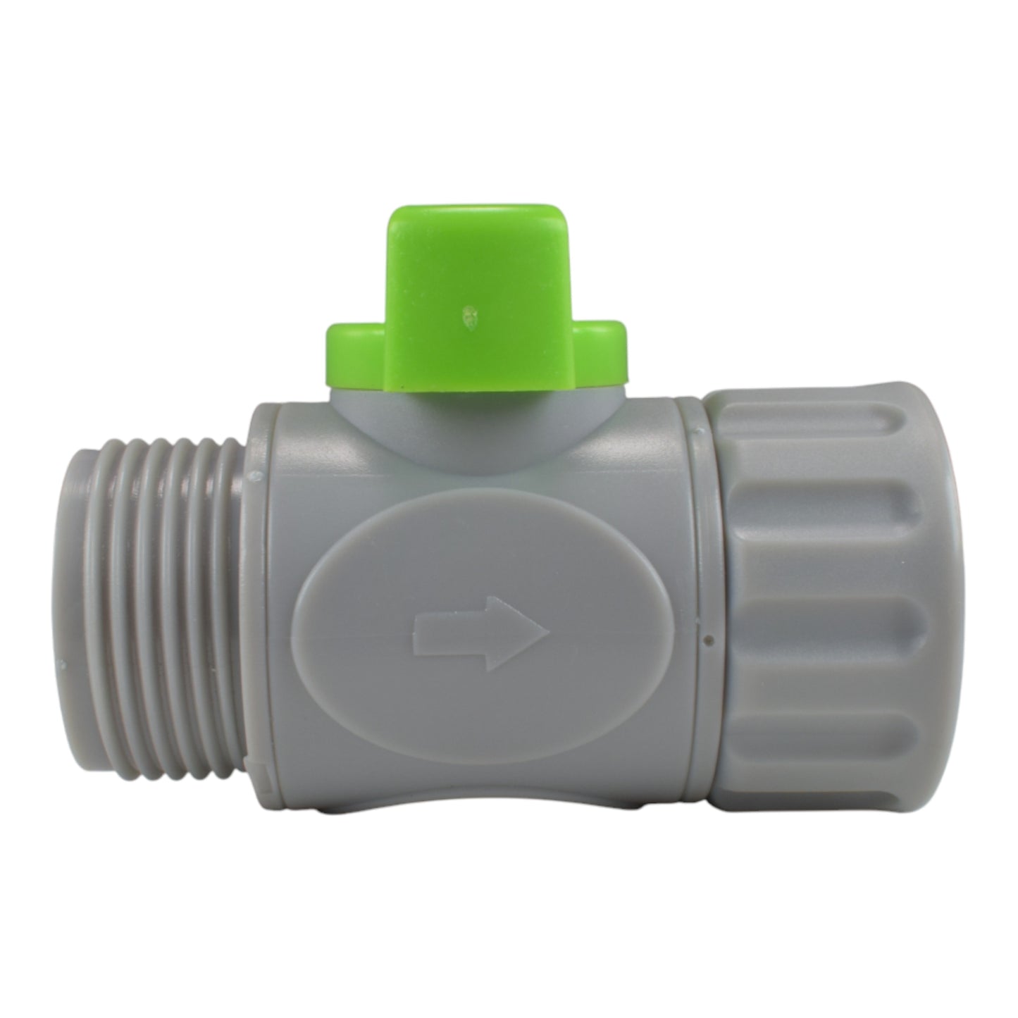 Male & Female Threaded Hose Quick Connector Set with Valve (Lime)