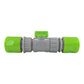 Male & Female Threaded Hose Quick Connector Set with Valve (Lime)