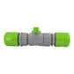 Male & Female Threaded Hose Quick Connector Set with Valve (Lime)