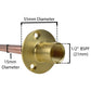 Brass Barbed Bib Tap BASIC Connection Kit