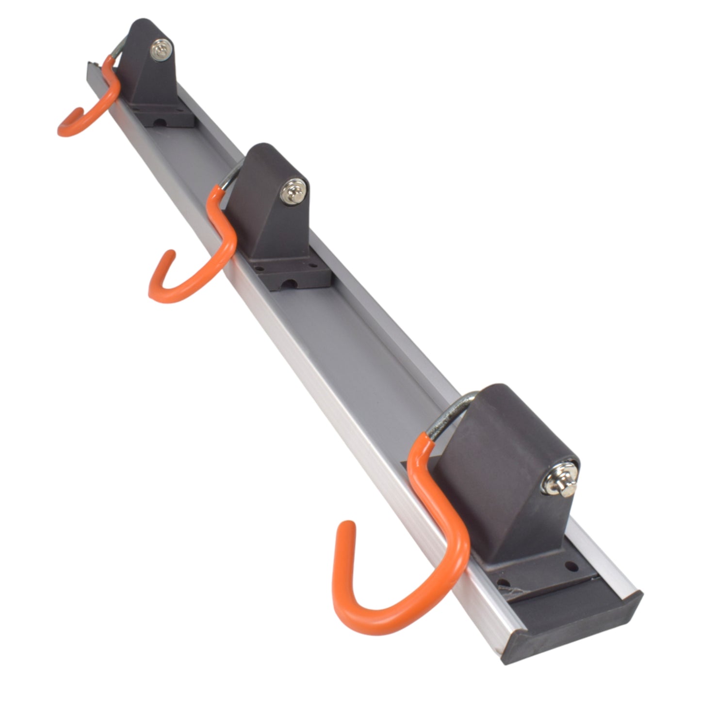 Wall Mount Tool Rack Rail with 3 x S Hanging Hooks