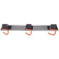 Wall Mount Tool Rack Rail with 3 x S Hanging Hooks