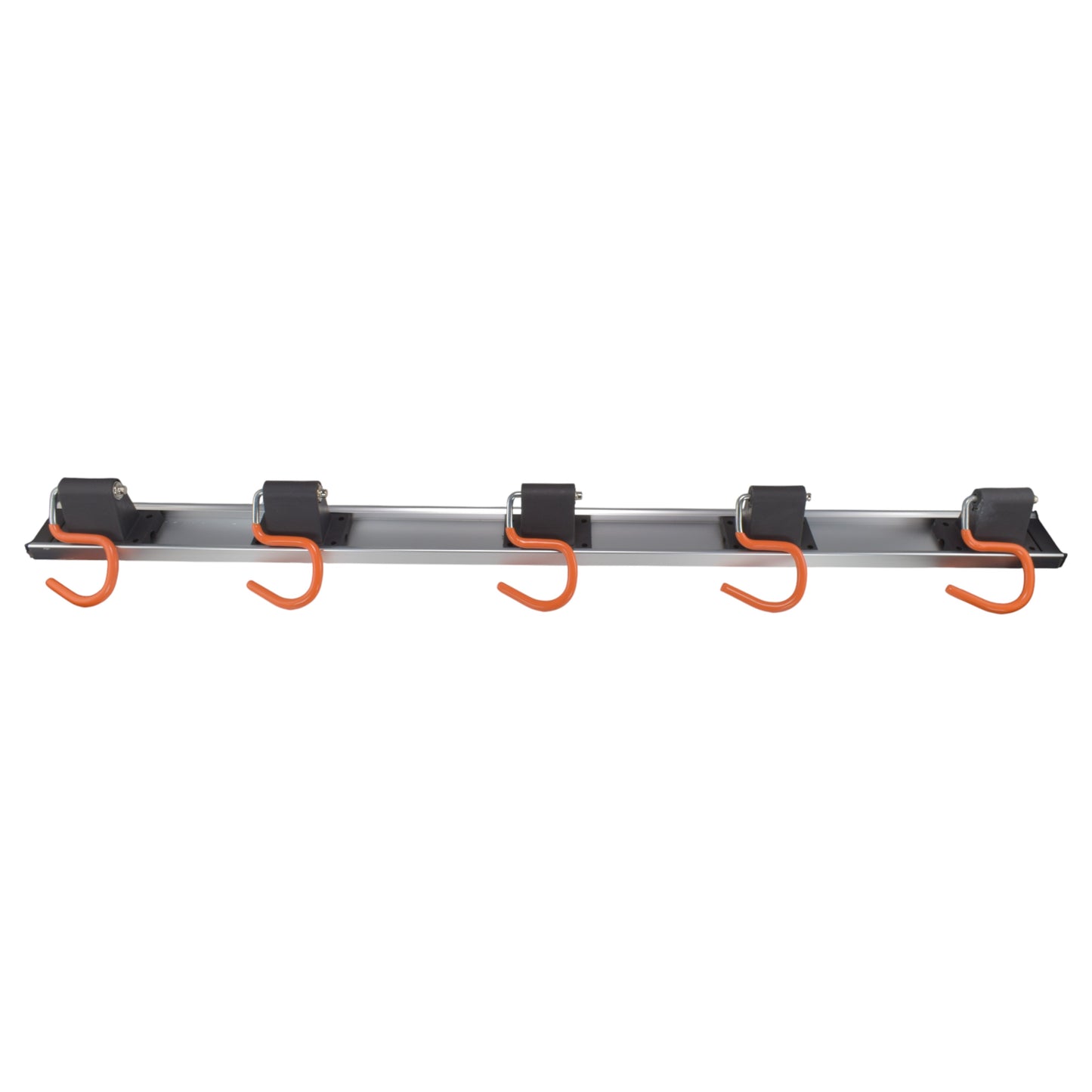 Wall Mount Tool Rack Rail with 5 x S Hanging Hooks