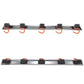 Wall Mount Tool Rack Rail with 5 x S Hanging Hooks