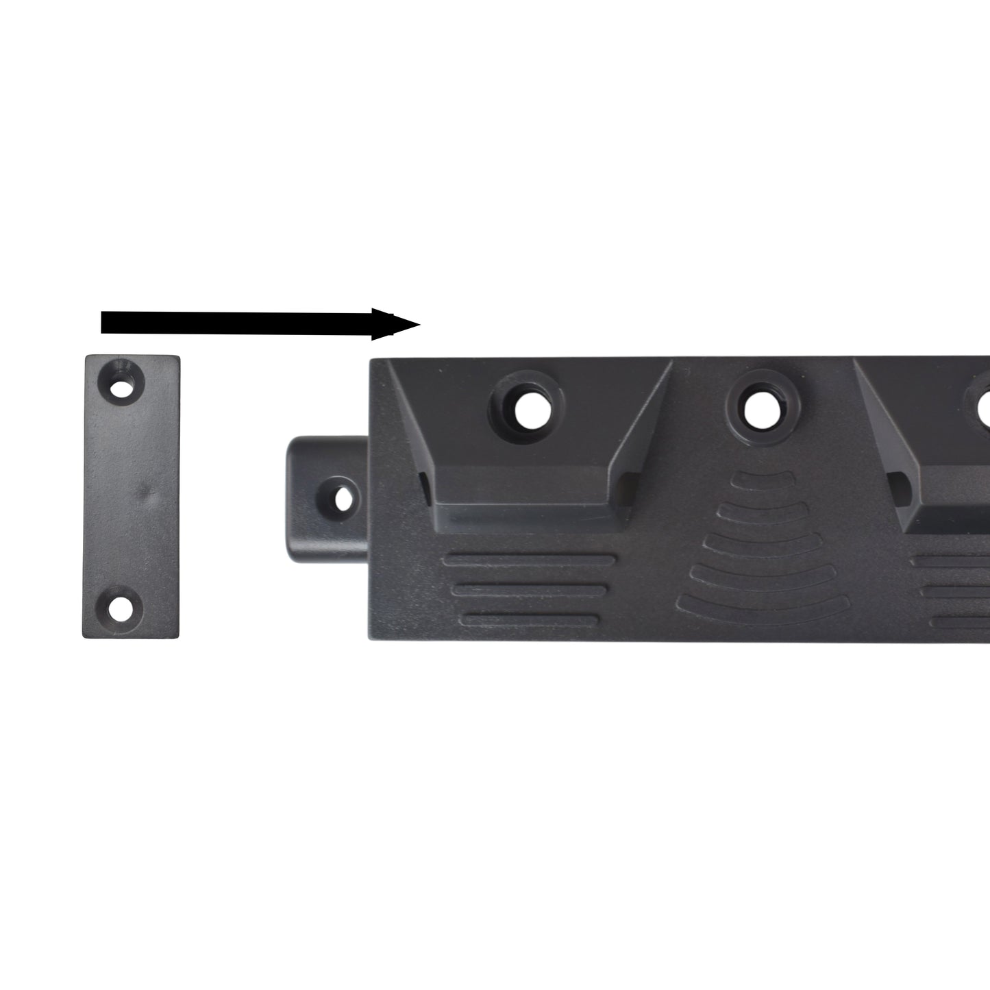 Tool Rail with Adjustable Peg Hooks and S Hanging Hooks