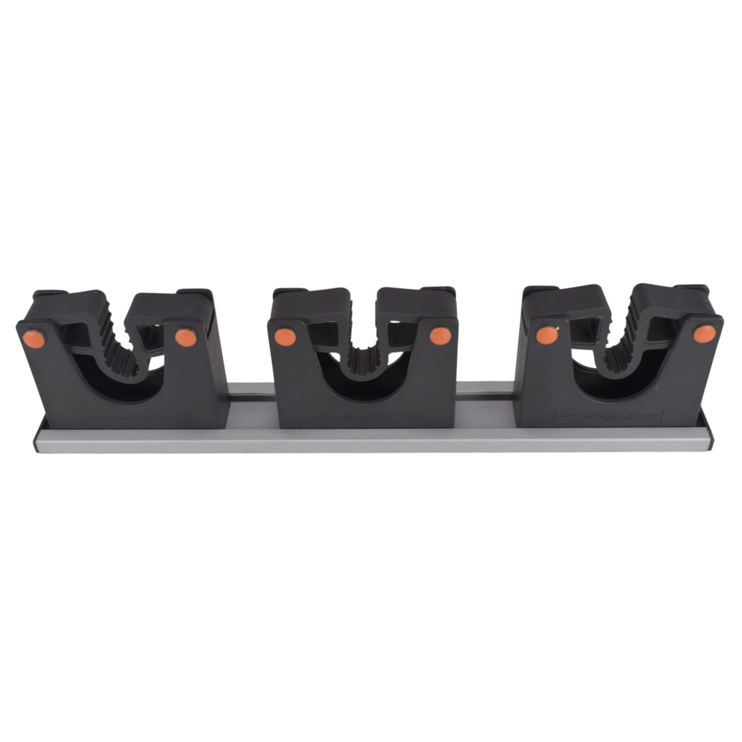 Wall Mount Tool Holder Rail – Gripper Design (3 Handles)