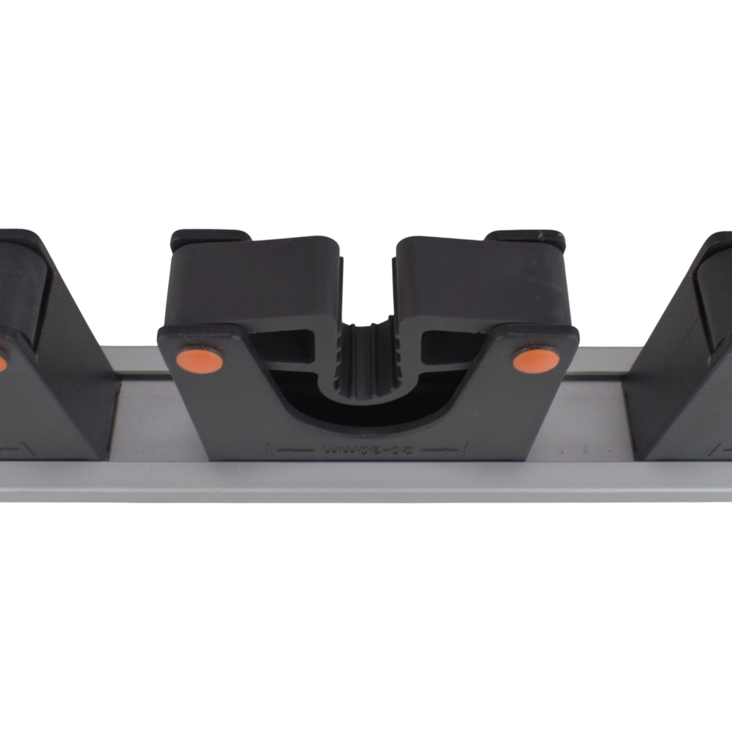 Wall Mount Tool Holder Rail – Gripper Design (3 Handles)
