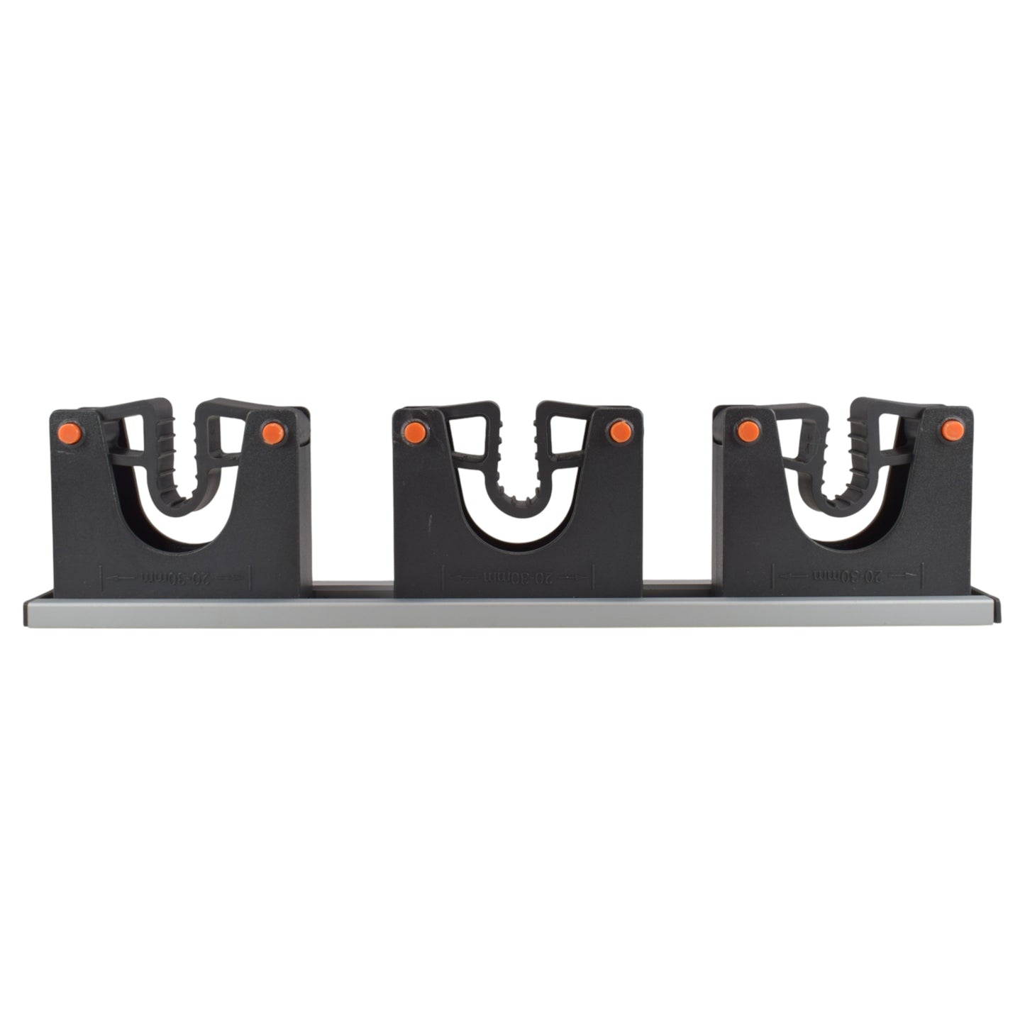 Wall Mount Tool Holder Rail – Gripper Design (3 Handles)