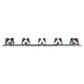 Wall Mount Tool Holder Rail - Roller Grip Design (5 Handles)