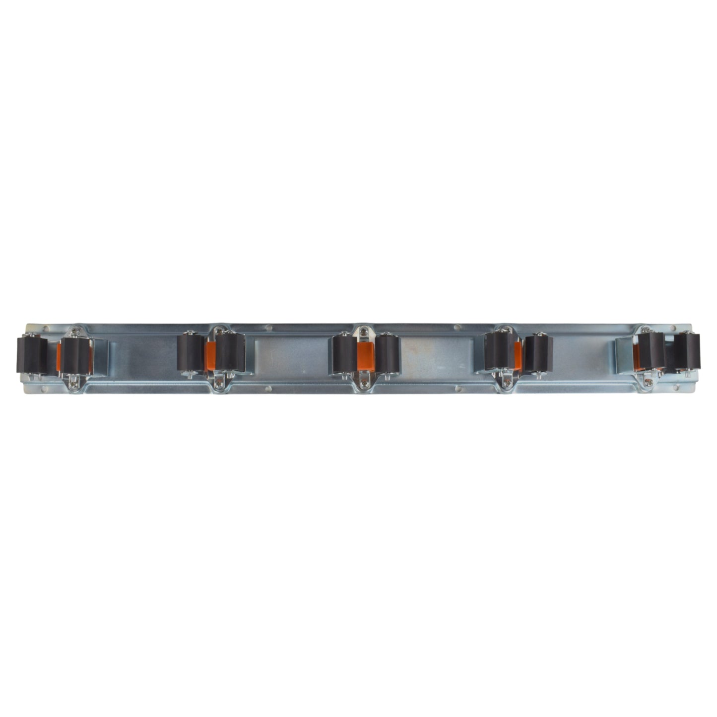 Wall Mount Tool Holder Rail - Roller Grip Design (5 Handles)