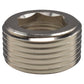 Thread Conversion Cap 1" BSPM - 3/4" BSPF, Nickel Plated