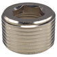 Thread Conversion Cap 3/4" BSPM - 1/2" BSPF, Nickel Plated
