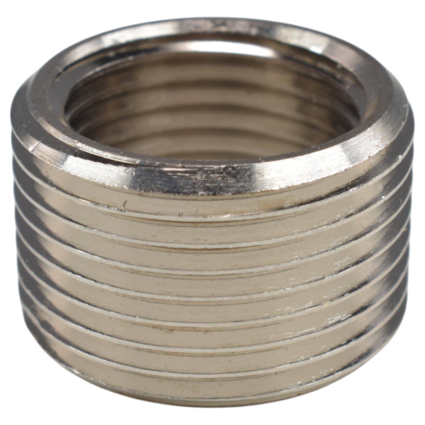 Thread Conversion Cap 3/4" BSPM - 1/2" BSPF, Nickel Plated