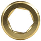 Thread Conversion Cap 1" BSPM - 3/4" BSPF, Brass