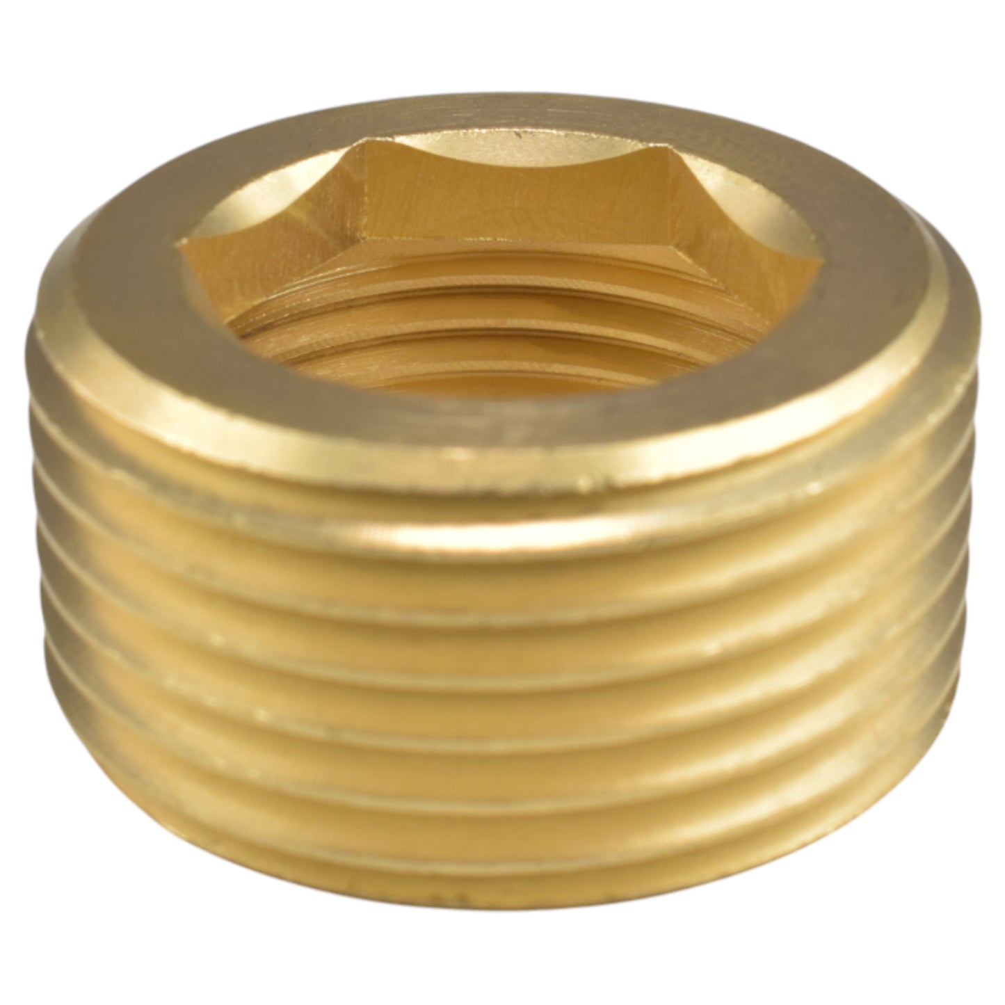 Thread Conversion Cap 1" BSPM - 3/4" BSPF, Brass