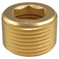 Thread Conversion Cap 3/4" BSPM - 1/2" BSPF, Brass