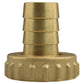 Brass Bib Tap Kit with Barb/Quick Connect Outlet, ½” and ¾” BSP Thread Inlet
