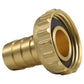 Brass Bib Tap Kit with Barb/Quick Connect Outlet, ½” and ¾” BSP Thread Inlet