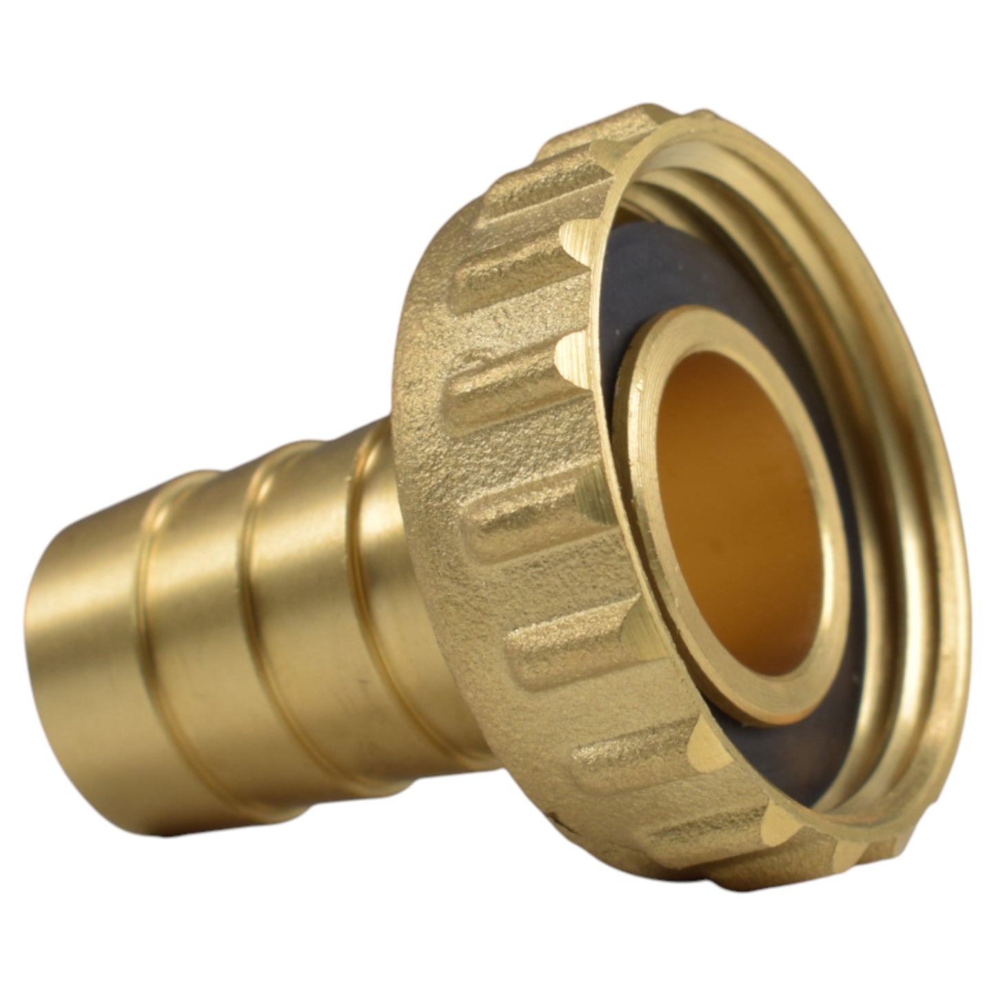 Brass Bib Tap Kit with Barb/Quick Connect Outlet, ½” and ¾” BSP Thread Inlet