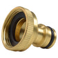 Brass Bib Tap Kit with Barb/Quick Connect Outlet, ½” and ¾” BSP Thread Inlet