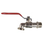 Lever Tap Kit with Barb/Quick Connect Outlet, ½” and ¾” BSP Thread Inlet