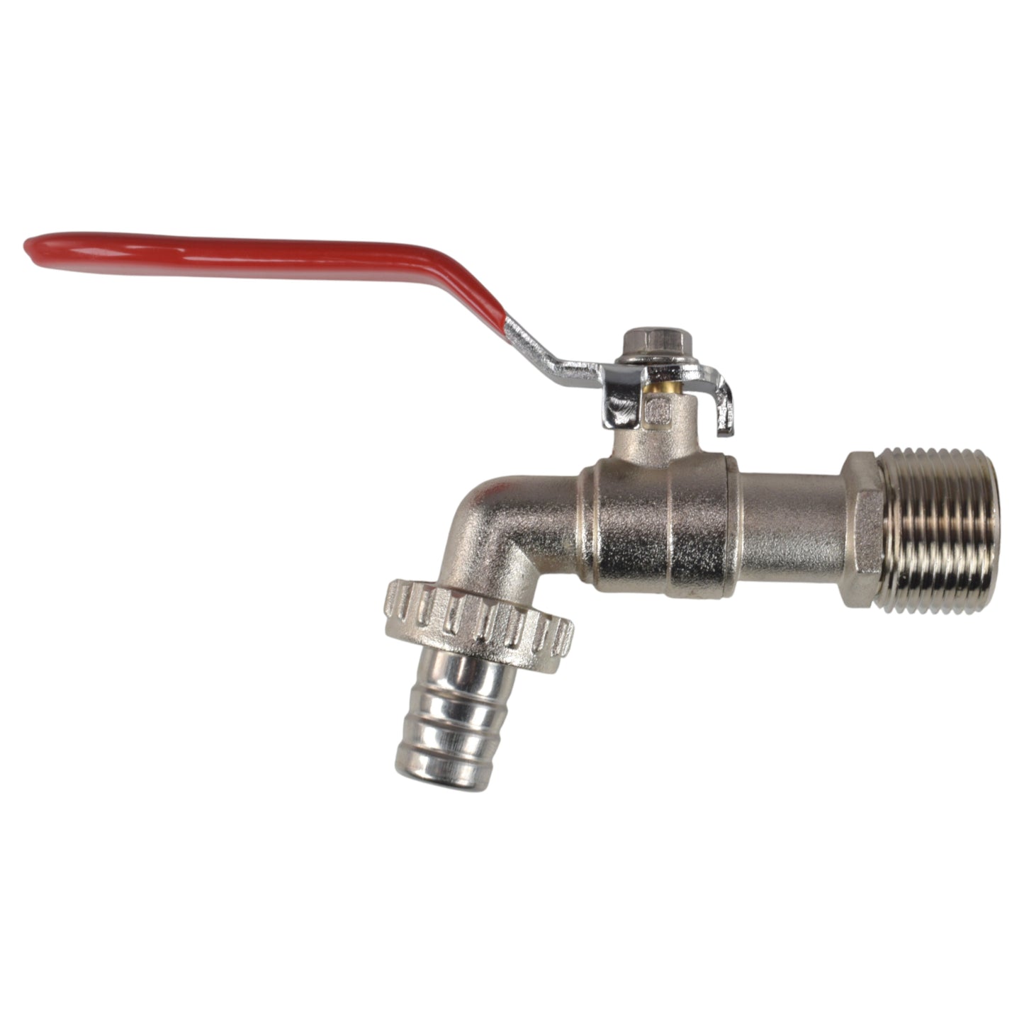 Lever Tap Kit with Barb/Quick Connect Outlet, ½” and ¾” BSP Thread Inlet
