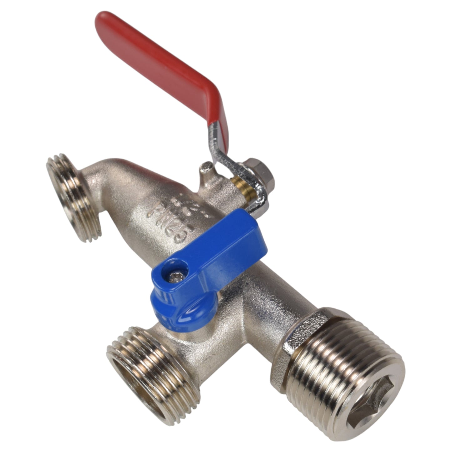 Double Lever Tap Kit with Barb/Quick Connect Outlet, ½” and ¾” BSP Thread Inlet