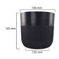 Luca Pot without Hole 160mm Deep Black