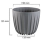 Mira Pot Without Hole 180mm Gray