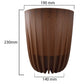 Mira Pot Without Hole 190mm Eco Wood