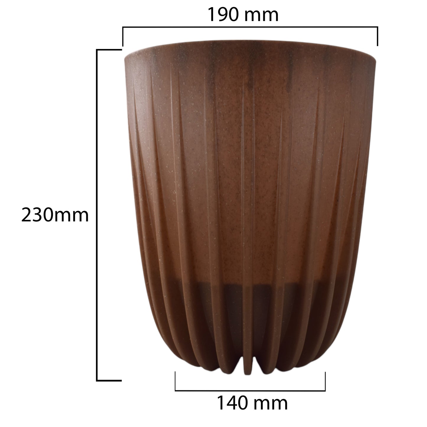 Mira Pot Without Hole 190mm Eco Wood