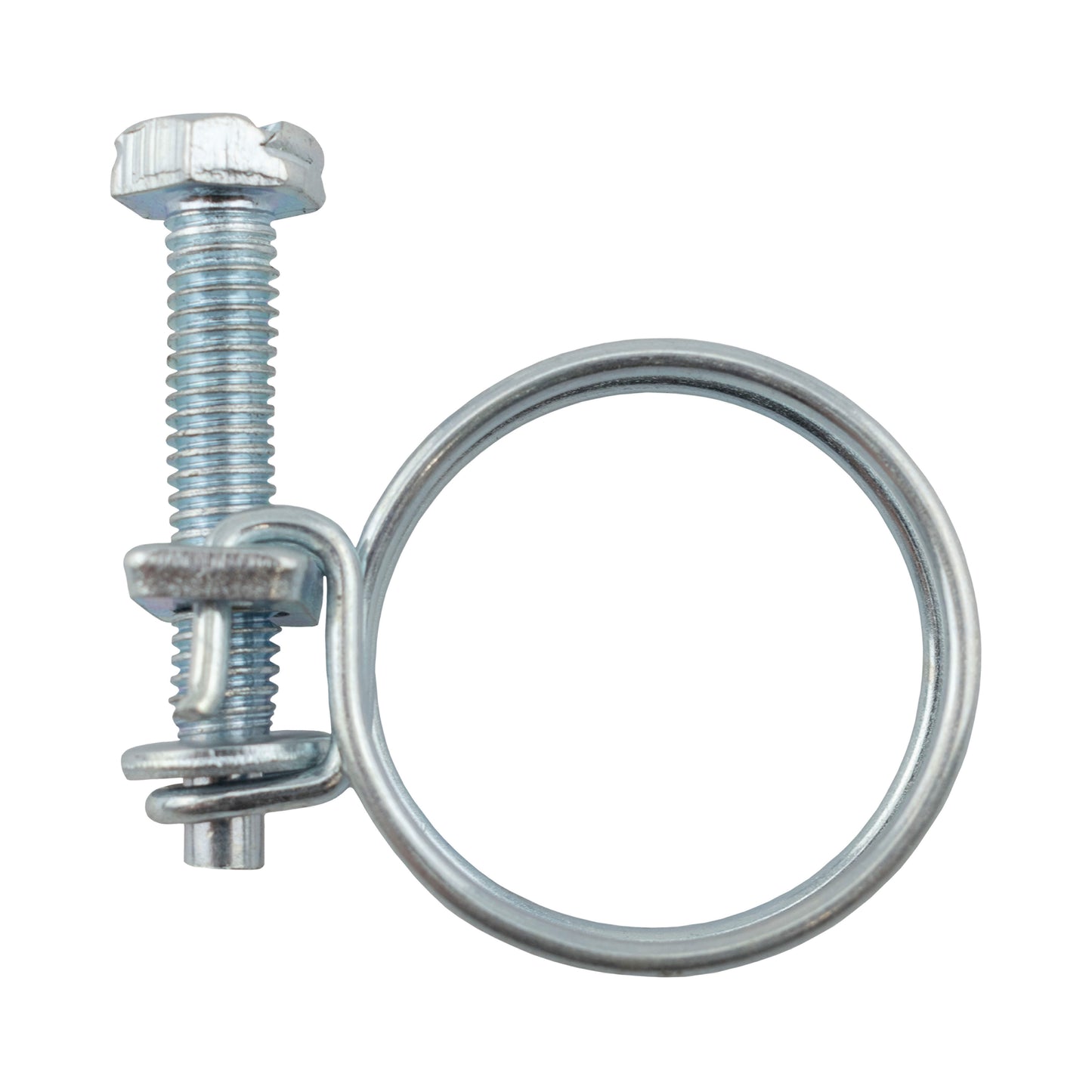 Double Wire Hose Clamp Galvanised 19mm-22mm